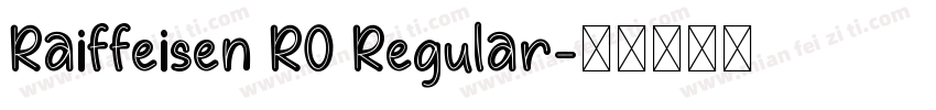 Raiffeisen RO Regular字体转换